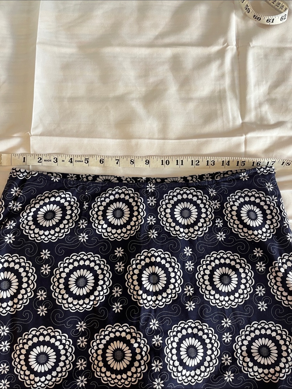 Golftini Jump Rope Blue and White Scalloped  Hem Skort 10 - Picture 4 of 7